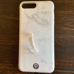 Loopy white marble iPhone 6/7/8 plus case